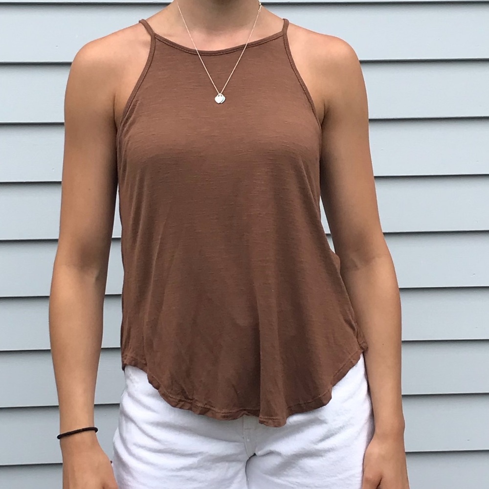 Emma&Sam Brown Tank Top